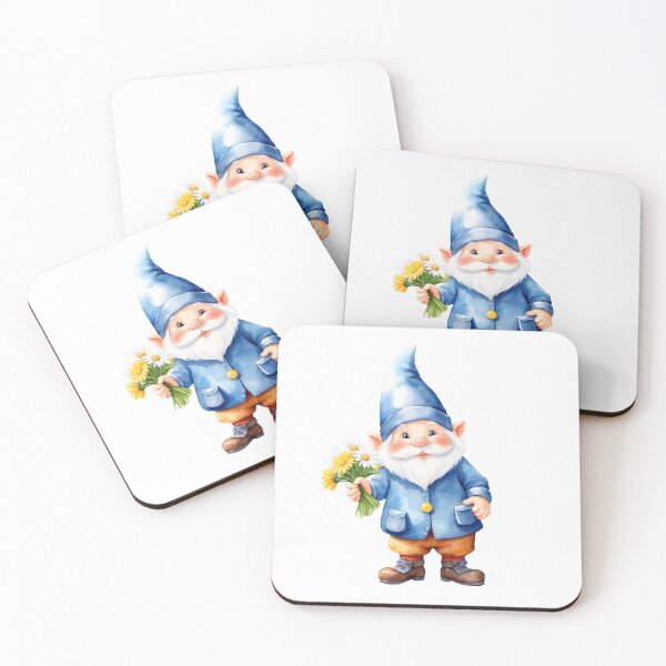Item preview, Watercolor Gnome Illustration designed and sold by Victoria Riabov.
