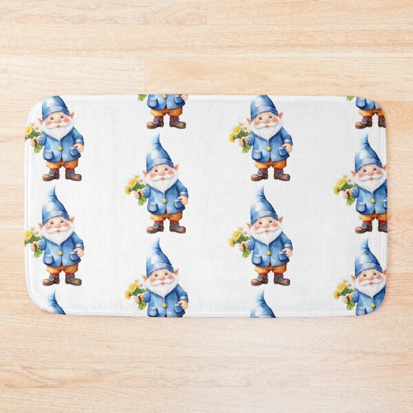 Item preview, Watercolor Gnome Illustration designed and sold by Victoria Riabov.