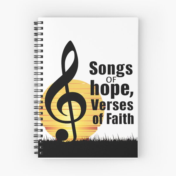 Item preview, Songs of Hope Verses of Faith designed and sold by Script-Melodies.
