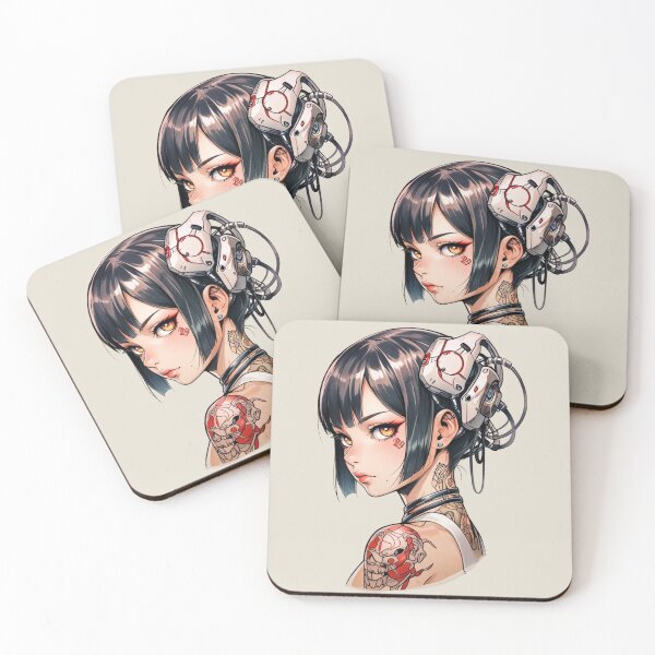 Aperçu de l'œuvre Cyborg Girl créée et vendue par ArtCraftLab.