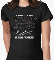 Trombone Player T shirt - Come To The Dark Side Women's Fitted T-Shirt