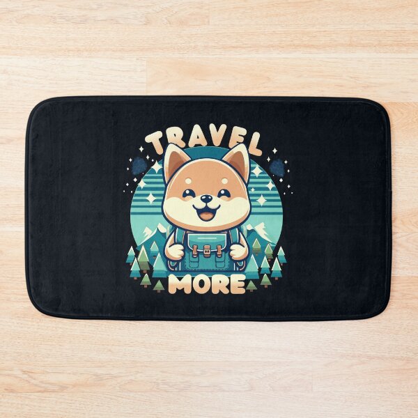 Item preview, Travel more, traveling dog, backpacker dog, backpacker designed and sold by antcpjr682.