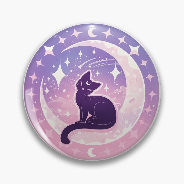 Item preview, Sailor Moon Luna Inspired Cat designed and sold by Spirit-Spark.