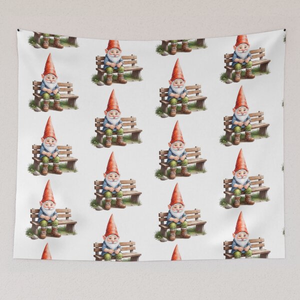 Item preview,  Gentle Watercolor Gnome Art designed and sold by Victoria Riabov.