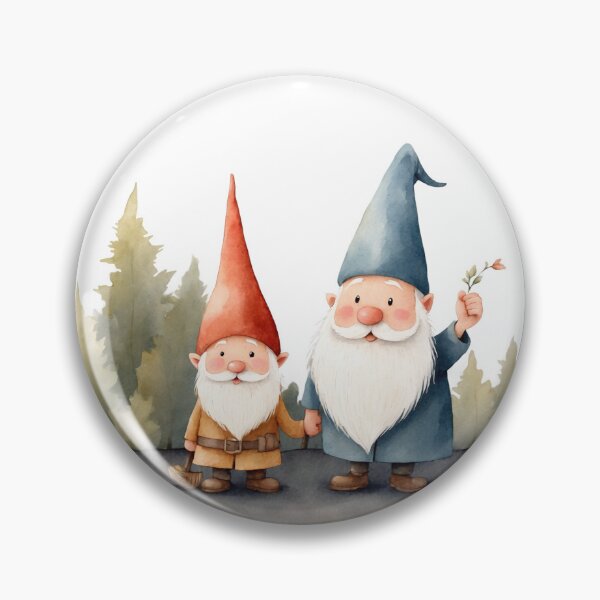 Item preview, Dreamy Watercolor Gnomes designed and sold by Victoria Riabov.