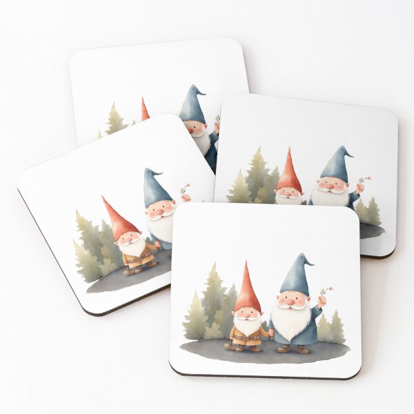 Item preview, Dreamy Watercolor Gnomes designed and sold by Victoria Riabov.