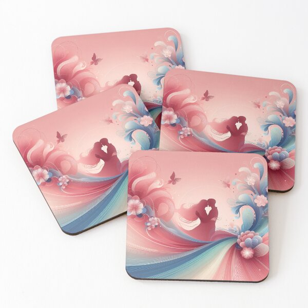 Item preview, Romantic Fusion: Abstract Love Patterns designed and sold by daruneenok.