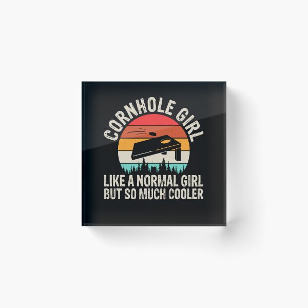 Item preview, Cornhole Girl, Cornhole Humor, Cornhole Player, Dummy Boards, Sack Toss Game, Beer Lover, Funny Dad designed and sold by behindthefacts.