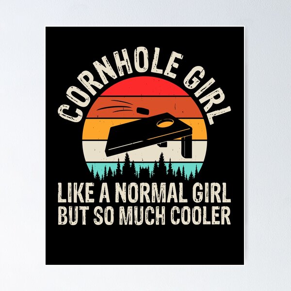 Item preview, Cornhole Girl, Cornhole Humor, Cornhole Player, Dummy Boards, Sack Toss Game, Beer Lover, Funny Dad designed and sold by behindthefacts.