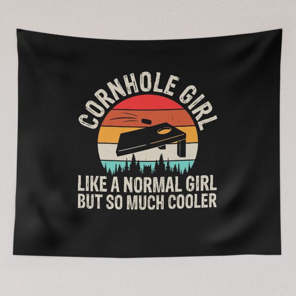 Item preview, Cornhole Girl, Cornhole Humor, Cornhole Player, Dummy Boards, Sack Toss Game, Beer Lover, Funny Dad designed and sold by behindthefacts.