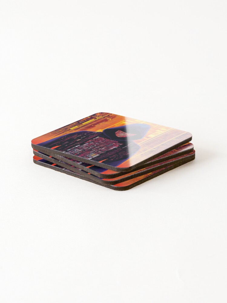 Thumbnail 4 of 5, Coasters (Set of 4), code designed and sold by Mooo6.