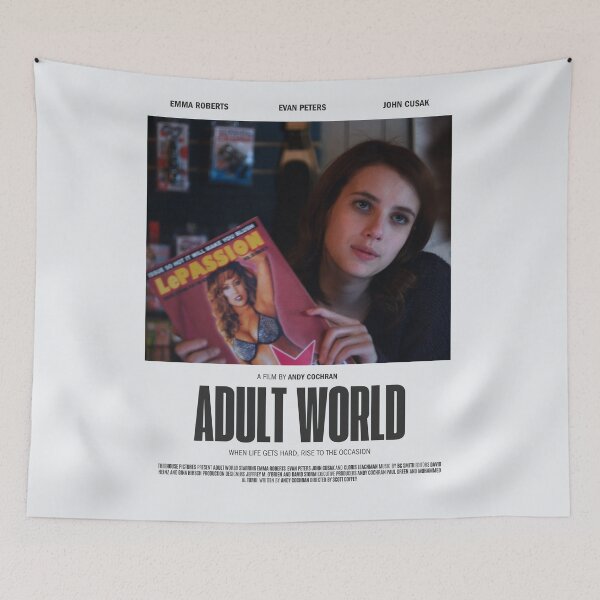 Item preview, Adult World Movie Poster  designed and sold by madilafemina.