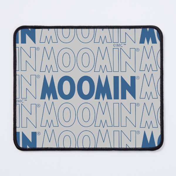 Item preview, Moomin Blue Text Cascade designed and sold by MoominStore.