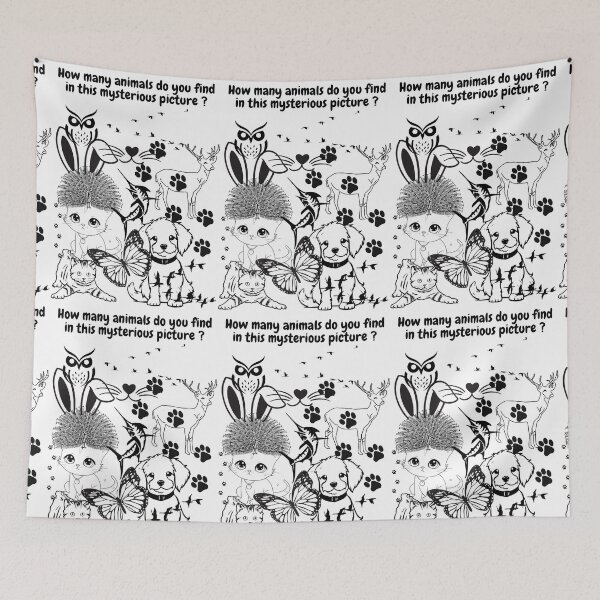 Item preview, Mysterious Animal Illustration designed and sold by Winning-Way.
