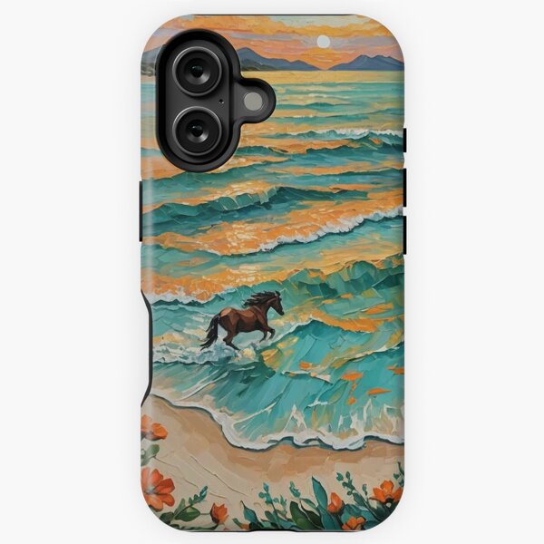 Item preview, Orange Sunset Horse designed and sold by IvaRenee.