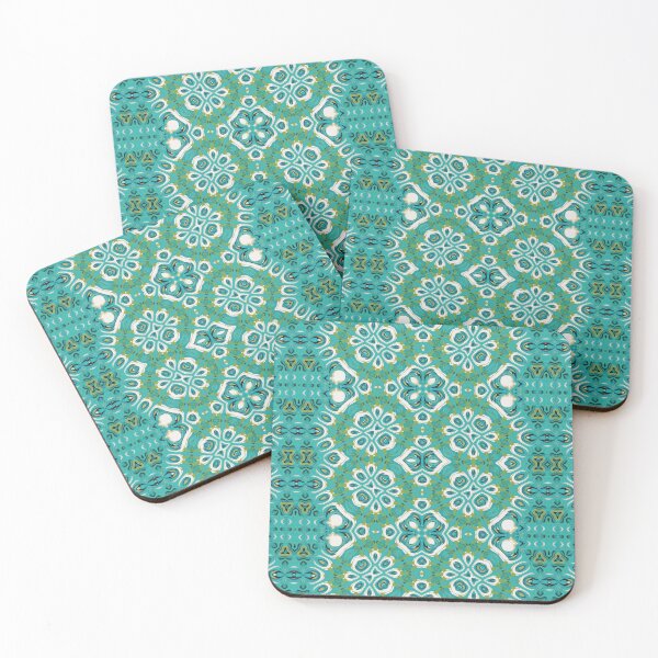 Item preview, Teal Appeal 9 Surface Pattern Artist Jenny Meehan  designed and sold by Jenny Meehan Art Prints and Patterns  .
