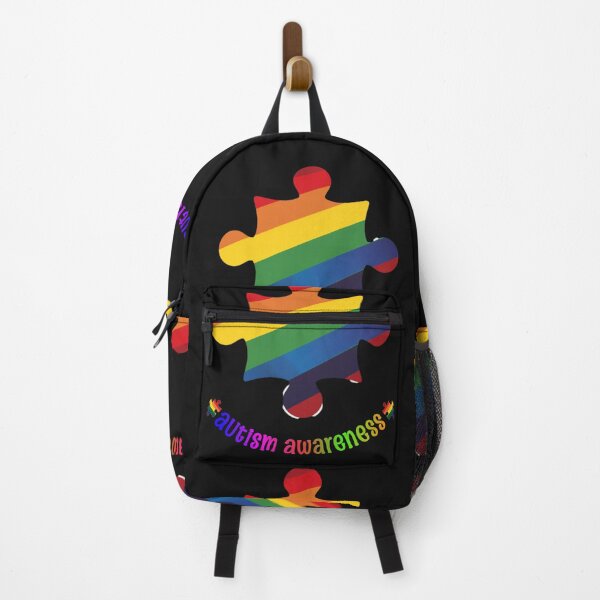 Item preview, Autism Awareness Rainbow Spectrum Jigsaw Piece designed and sold by ZeptepiTrends.