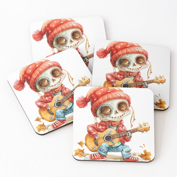 Item preview, Skeleton Playing Guitar Clipart designed and sold by ManeeStore.
