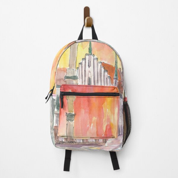 Item preview, Munich Marienplatz with Old City Hall and a Yellow Orange Sky designed and sold by artshop77.