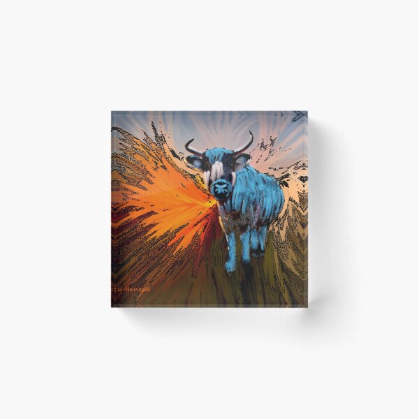 Item preview, Fiery Blackberry Pineywoods Cow designed and sold by Mike Hansen.