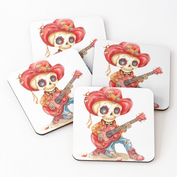 Item preview, Rockin' Skeleton Playing Guitar Clipart designed and sold by ManeeStore.