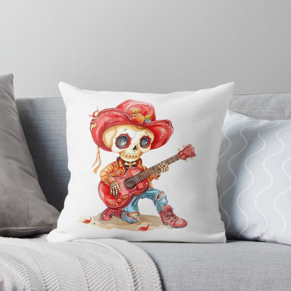 Item preview, Rockin' Skeleton Playing Guitar Clipart designed and sold by ManeeStore.