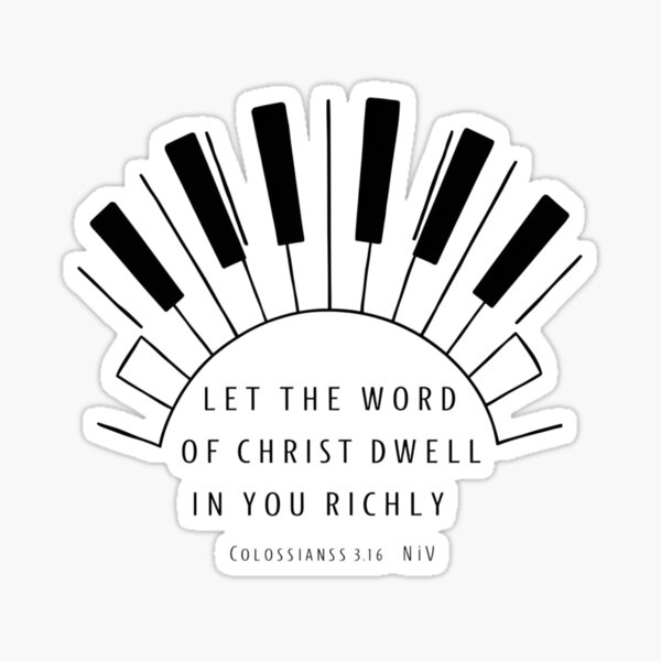 Item preview, Let The Word of Christ Dwell in You Richly designed and sold by Script-Melodies.