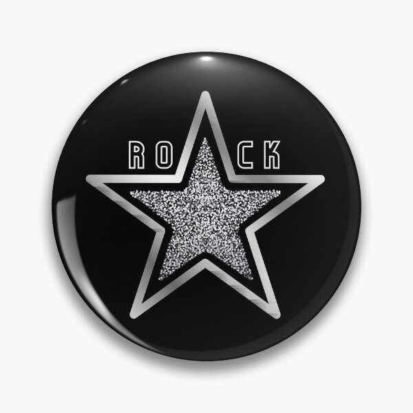 Item preview, Silver rock star designed and sold by Rbnano.