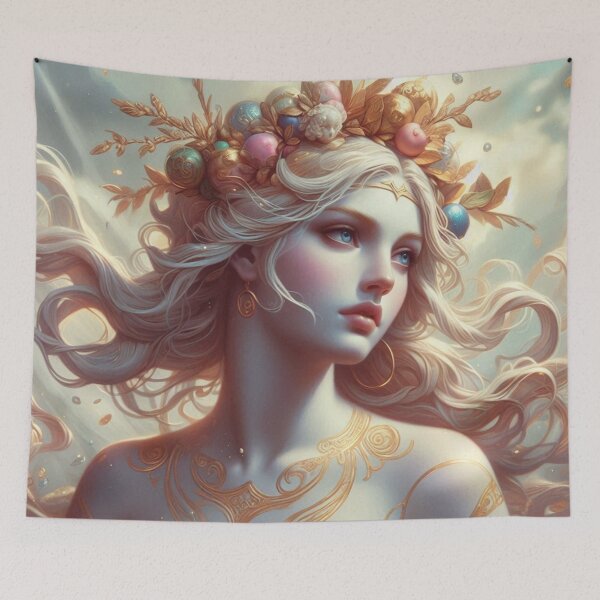 Item preview, Aphrodite, Goddess of Love in Gold Adornment designed and sold by CailaStyle.