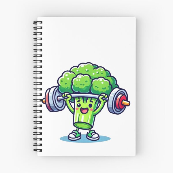 Item preview,  Strong Broccoli Weightlifting Cartoon  designed and sold by NattyGe.