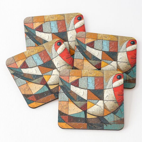 Item preview, Quail - Cubism designed and sold by KootenayDesigns.