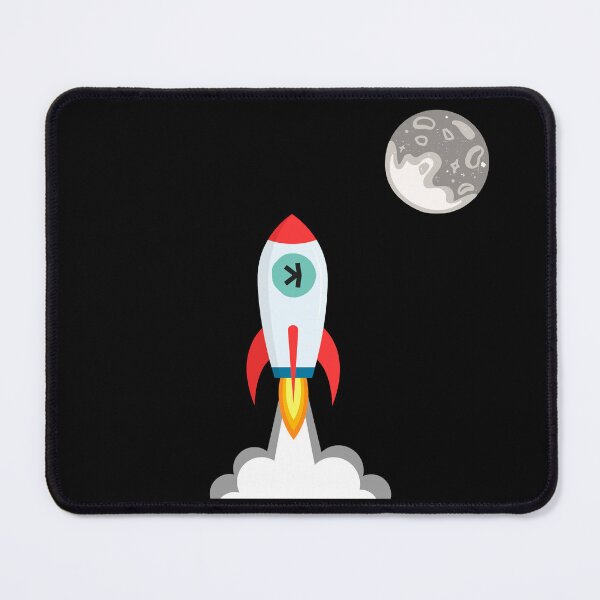 Item preview, Kaspa Rocket To The Moon Version 2 designed and sold by caffeinateduser.