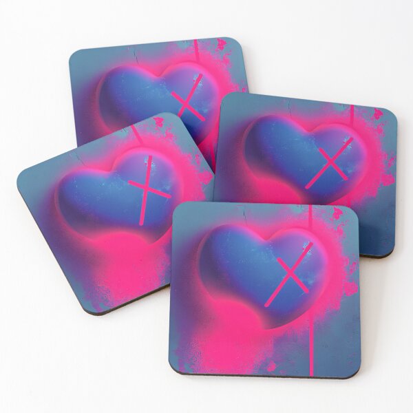 Item preview, "Light Heart - Bold Neon Graphic" designed and sold by Art-Vortex-fr.