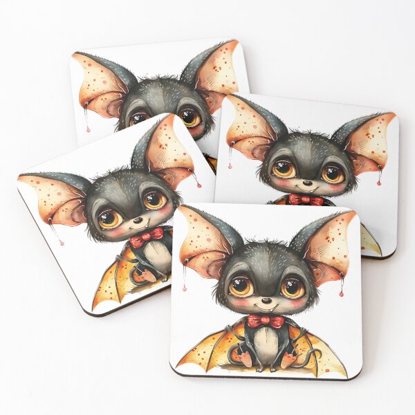 Item preview, Vampire Bat with Fangs Clipart designed and sold by ManeeStore.