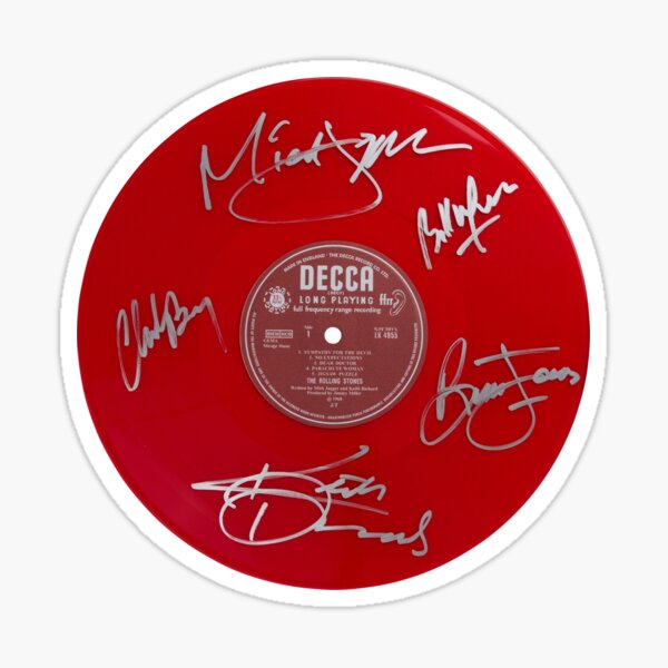 Item preview, Rolling Stones Autographed Vinyl Record Artwork designed and sold by RCCLTDUK.