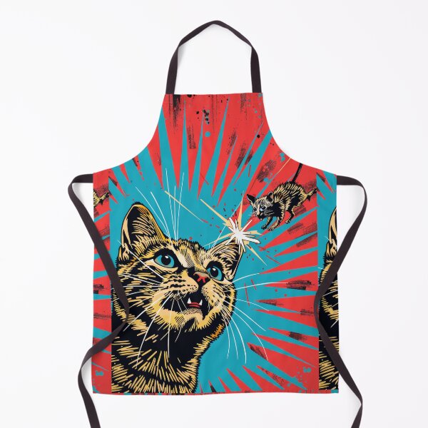 Item preview, Pop Art Illustration of Cat Ready to Attack Mouse designed and sold by Piotrek0001.