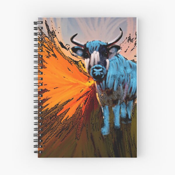Item preview, Fiery Blackberry Pineywoods Cow designed and sold by Mike Hansen.