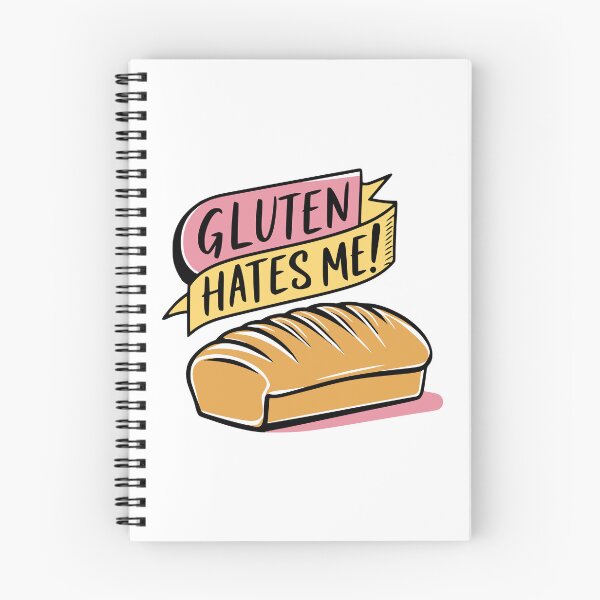 Item preview, Gluten Hates Me! Funny Loaf Of Bread designed and sold by PMCreative.