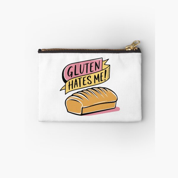 Item preview, Gluten Hates Me! Funny Loaf Of Bread designed and sold by PMCreative.