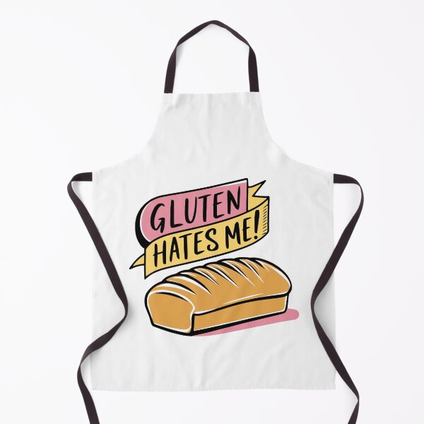 Item preview, Gluten Hates Me! Funny Loaf Of Bread designed and sold by PMCreative.