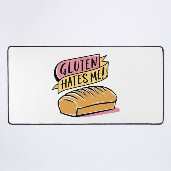 Item preview, Gluten Hates Me! Funny Loaf Of Bread designed and sold by PMCreative.