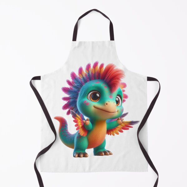Item preview, Feathered Wonder: The Adorable Rainbow Dinosaur designed and sold by daruneenok.
