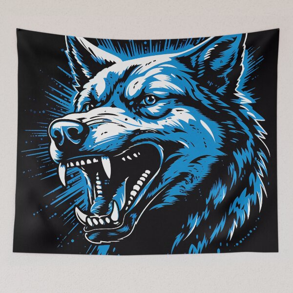 Item preview, “Wild Wolf Fury” designed and sold by Art-Vortex-fr.