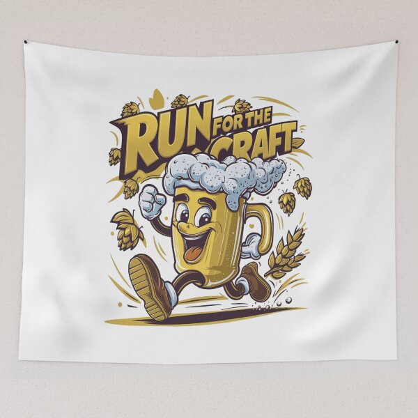 Item preview, Run for the craft -  I do crafts - Crafting - I like to do crafts beer designed and sold by JansenGS.