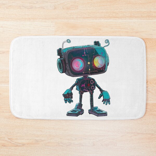 Item preview, neon robot v1 designed and sold by Stickio.