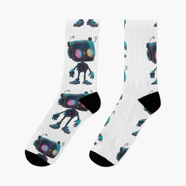 Item preview, neon robot v1 designed and sold by Stickio.