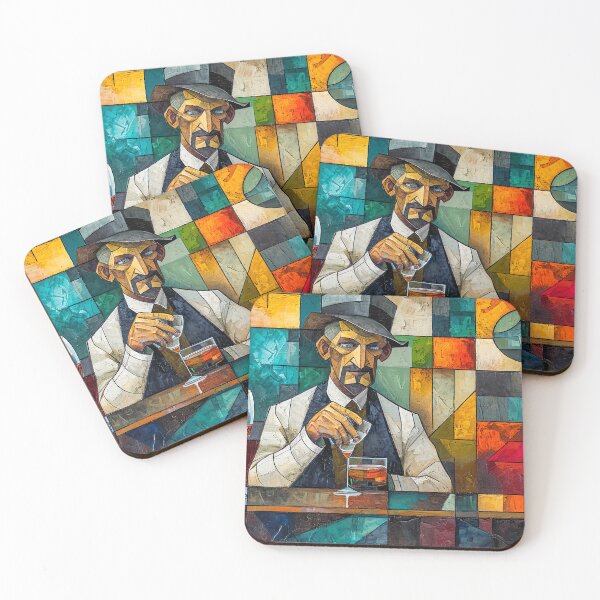 Item preview, The Bartender - Cubism designed and sold by KootenayDesigns.