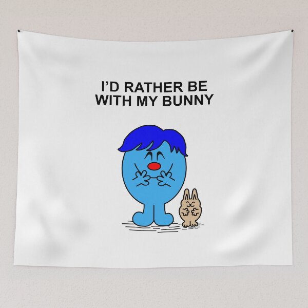 Item preview, Mr Men I'd rather be with my Bunny designed and sold by Scat the cat.