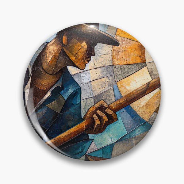Item preview, The Miner - Cubism designed and sold by KootenayDesigns.