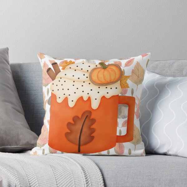 Item preview, Witch Pumpkin Spiced Latte Tea Teacup Witchy Coffee designed and sold by WildWoodlandWitch.